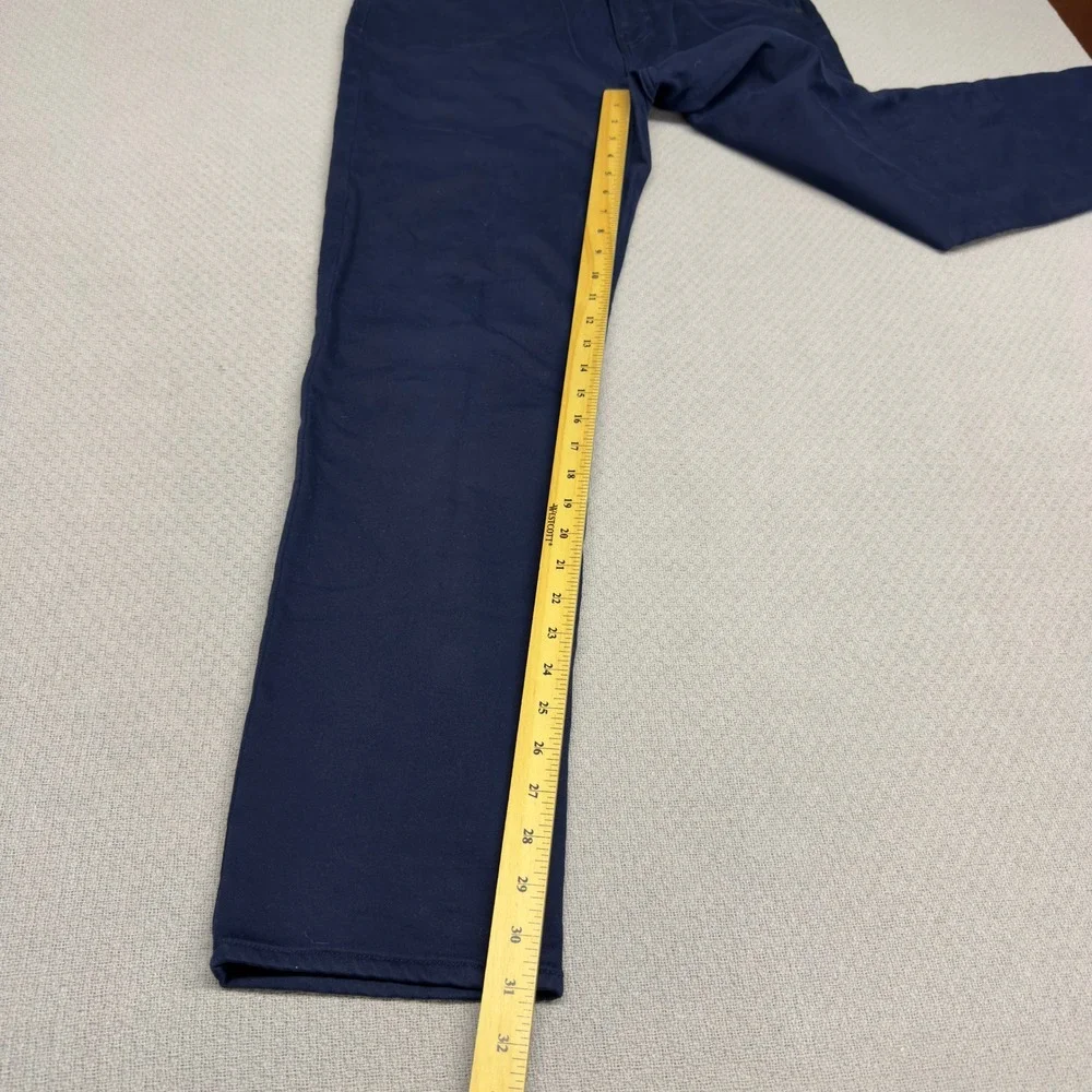 Banana Republic Pants Mens 34x34 Navy Blue Slim Fit Chino Business Casual Twill